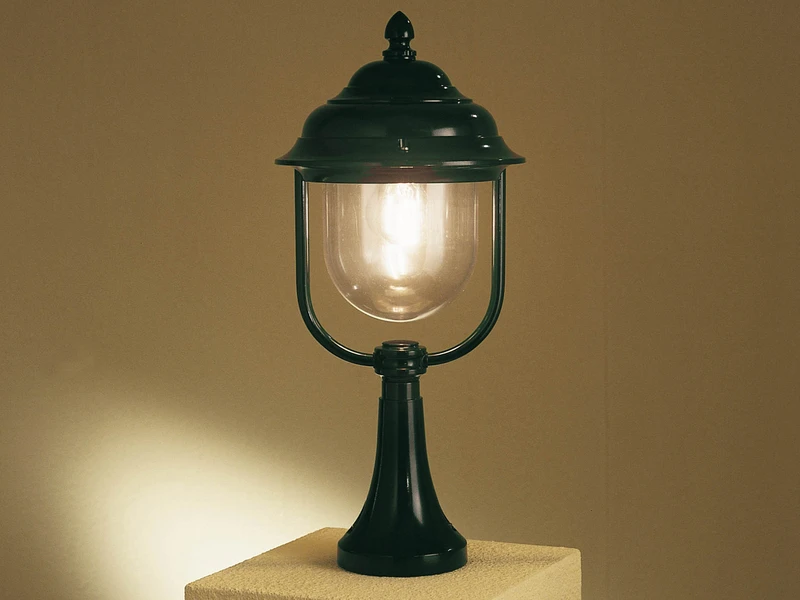 Konstsmide Sockelleuchte PARMA Laterne Außen Im Landhausstil,grün, Höhe 54cm – Bild 5