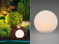 Reality Leuchten Solar Außenleuchte MELO Kugelleuchte Garten - Dekokugel Ø 30 Cm