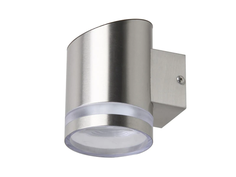 Smartwares Solar Außenwandleuchte Edelstahl, Höhe Ca. 13 Cm, Dämmerungssensor – Bild 2