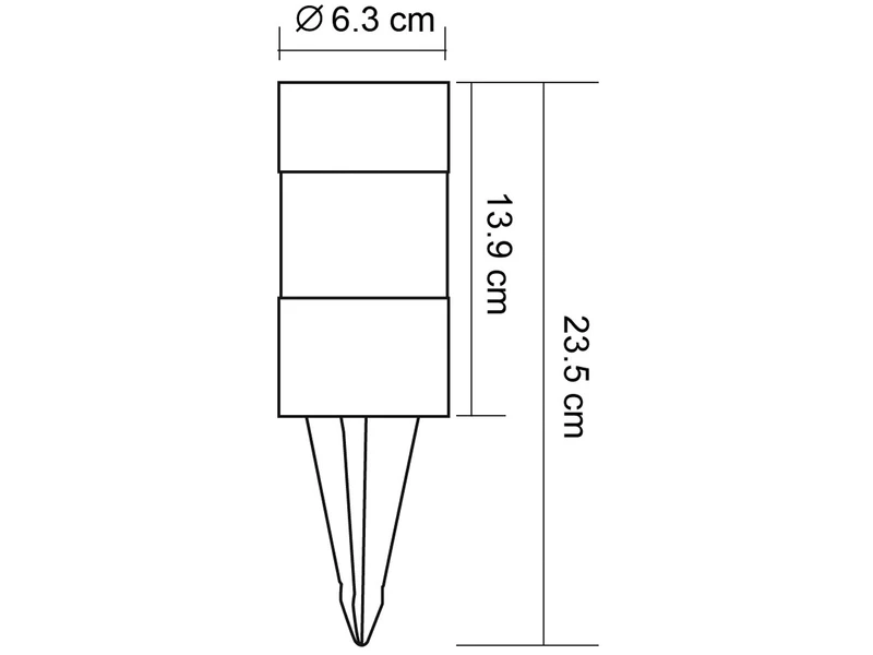 Globo Solar Edelstahl Wegeleuchten Im 3er SET - LED Außenbeleuchtung – Bild 3
