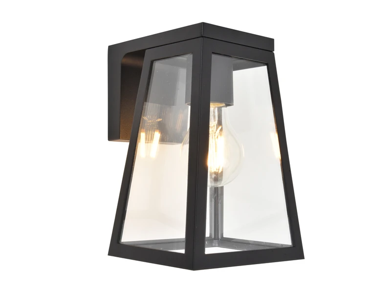 Lutec Solar LED Außenwandleuchte FIA Schwarz Aluminium, 14x14cm, Höhe 21cm – Bild 2