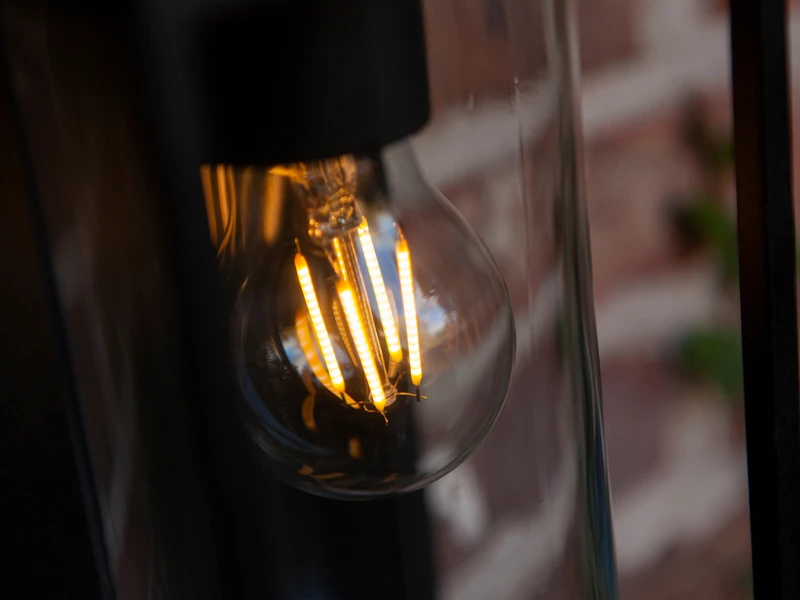 Lutec Solar LED Außenwandleuchte FLAIR Schwarz, Bewegungsmelder Höhe 28cm – Bild 8