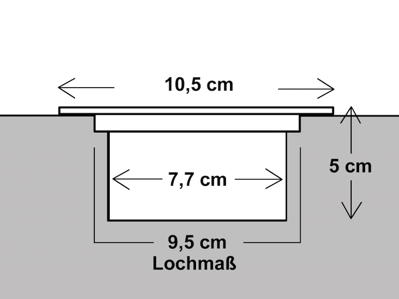 Ranex Solar LED Bodeneinbaustrahler 6er SET Für Außen, Edelstahl 4-eckig 10x10cm, IP67 – Bild 6