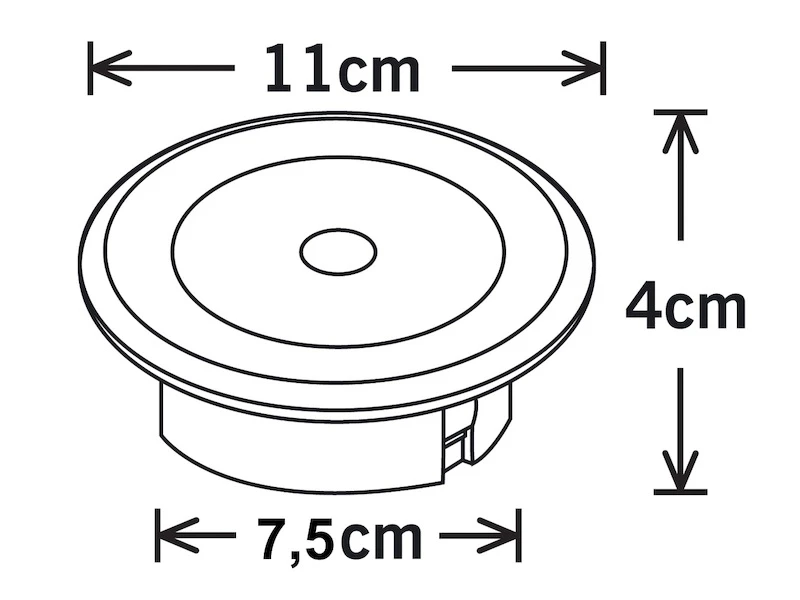 Konstsmide Solar LED-Bodenspot, Edelstahl, Ø 11cm, Je Spot Bis 100kg Belastbar – Bild 3