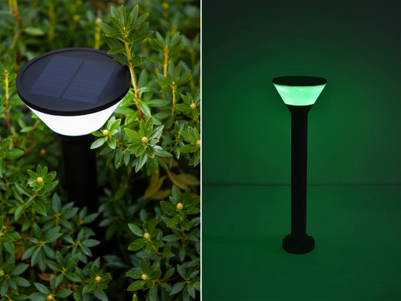 Lutec Solar LED Wegeleuchte KARLO 45cm, Bewegungsmelder & RGB Farbwechsel â Bild 6