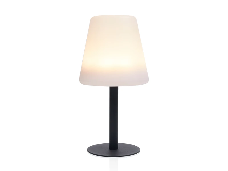 Smartwares Solar Tischleuchte Outdoor, Per USB & Solar Aufladbar, Höhe 25cm – Bild 2