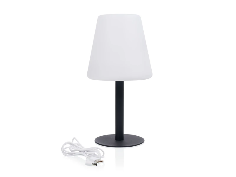 Smartwares Solar Tischleuchte Outdoor, Per USB & Solar Aufladbar, Höhe 25cm – Bild 11