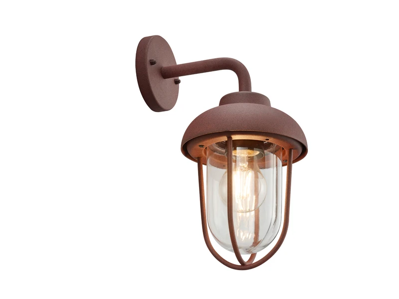 Trio Leuchten Vintage AuĂenwandleuchte Laterne DUERO In Rostoptik - Fassadenbeleuchtung â Bild 2