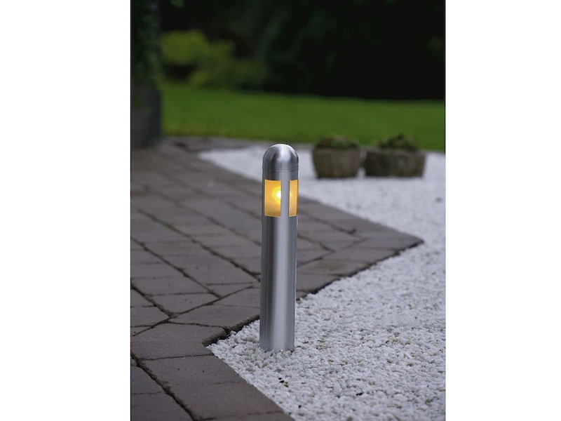 Konstsmide Wegeleuchte AMALFI 3er Set Edelstahl Mit Erdspieß, 10m Anschlusskabel, 12V Trafo – Bild 3