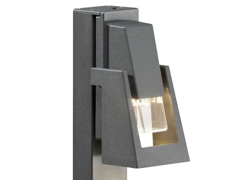 Konstsmide Wegeleuchte POTENZA, Aluminium Anthrazit, GU10-Sockel, Höhe 100 Cm, IP54 â Bild 3