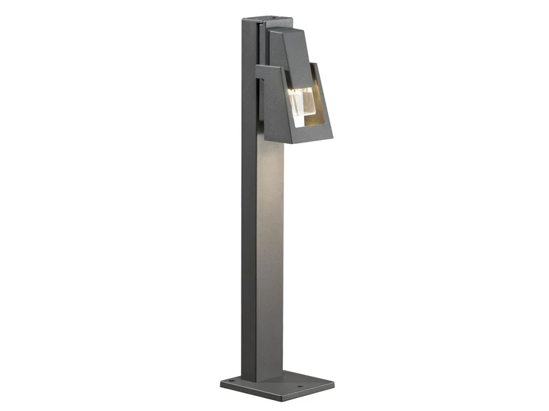 Konstsmide Wegeleuchte POTENZA, Aluminium Anthrazit, GU10-Sockel, Höhe 100 Cm, IP54
