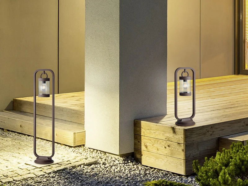 Trio Leuchten Wegeleuchte SAMBESI Laterne In Rostoptik, Höhe 100cm â Bild 6